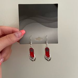 NC State earrings❤️❤️